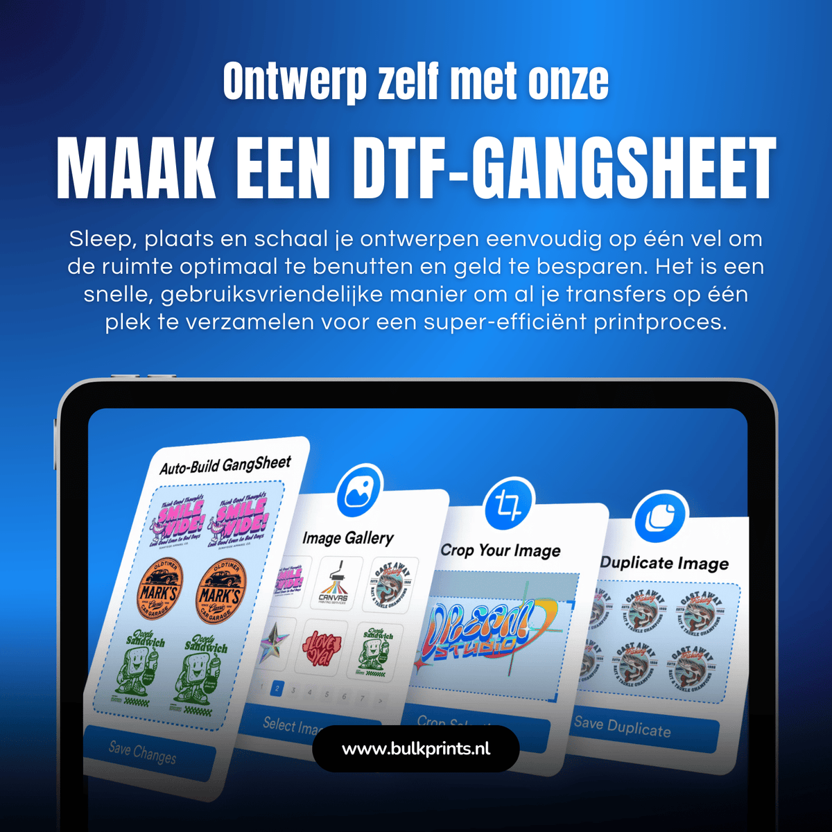 Maak een DTF GangSheet